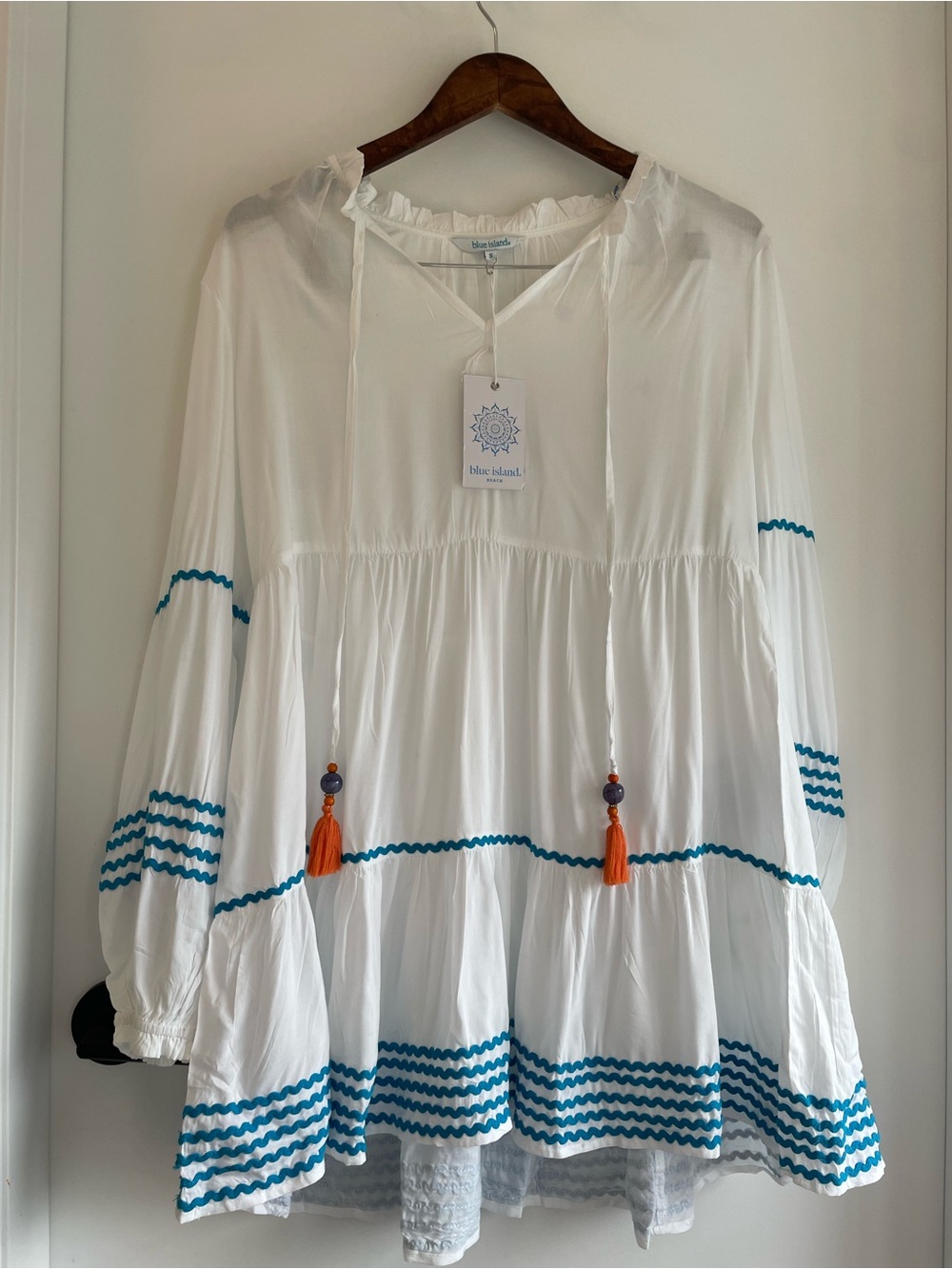 White Tunic cover up size S - NWT